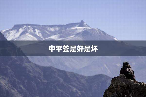 中平签是好是坏