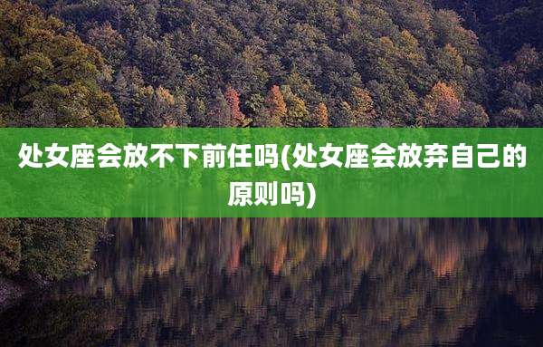 处女座会放不下前任吗(处女座会放弃自己的原则吗)