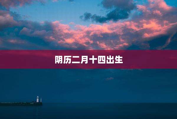 阴历二月十四出生