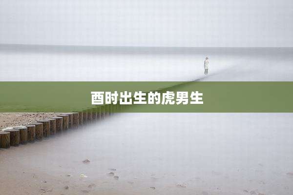 酉时出生的虎男生
