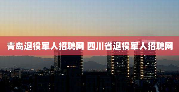 青岛退役军人招聘网 四川省退役军人招聘网