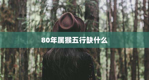 80年属猴五行缺什么