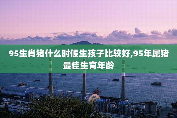95生肖猪什么时候生孩子比较好,95年属猪最佳生育年龄