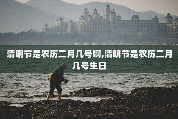 清明节是农历二月几号啊,清明节是农历二月几号生日