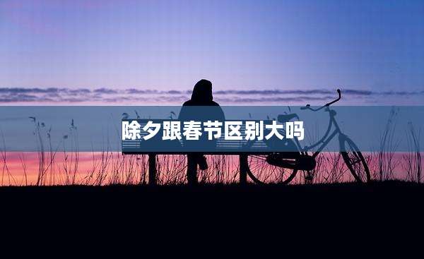 除夕跟春节区别大吗