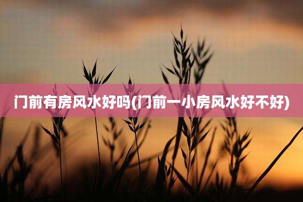 门前有房风水好吗(门前一小房风水好不好)