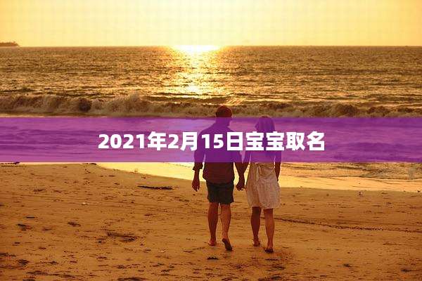2021年2月15日宝宝取名
