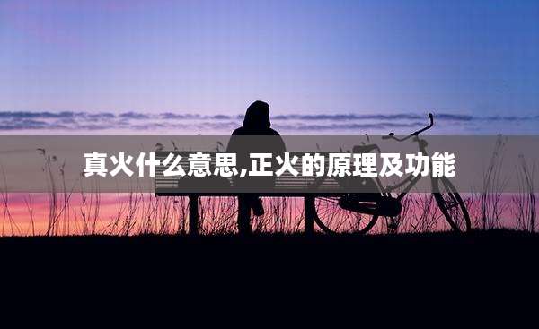 真火什么意思,正火的原理及功能