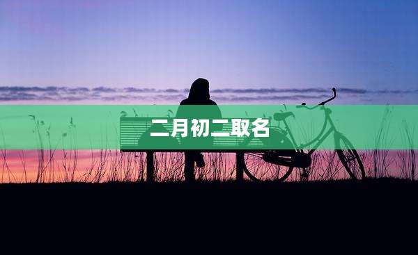 二月初二取名
