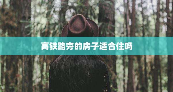 高铁路旁的房子适合住吗
