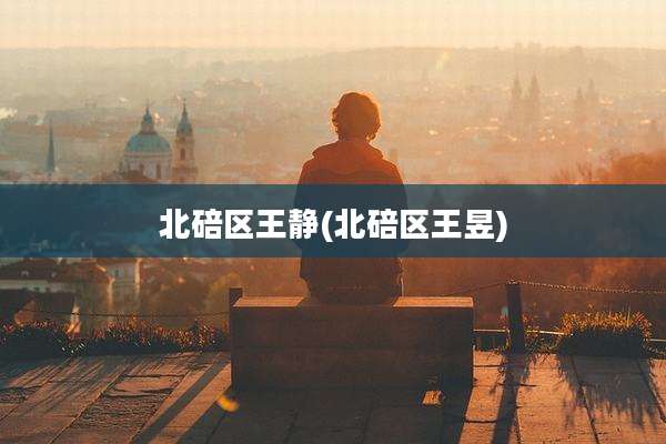 北碚区王静(北碚区王昱)