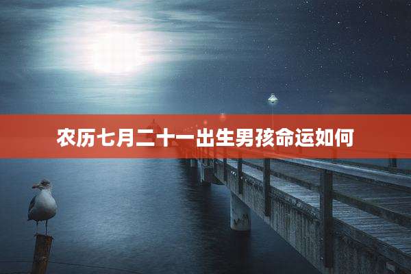 农历七月二十一出生男孩命运如何