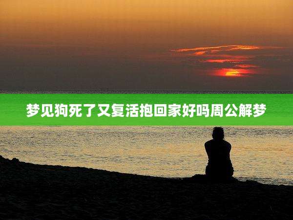 梦见狗死了又复活抱回家好吗周公解梦