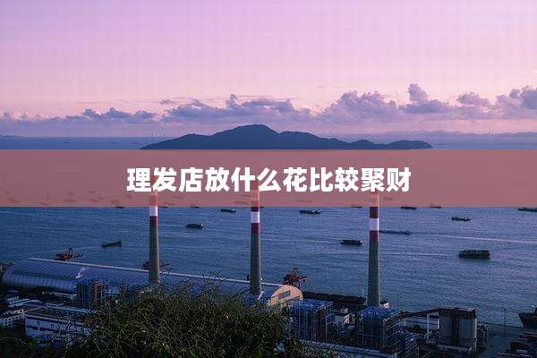 理发店放什么花比较聚财