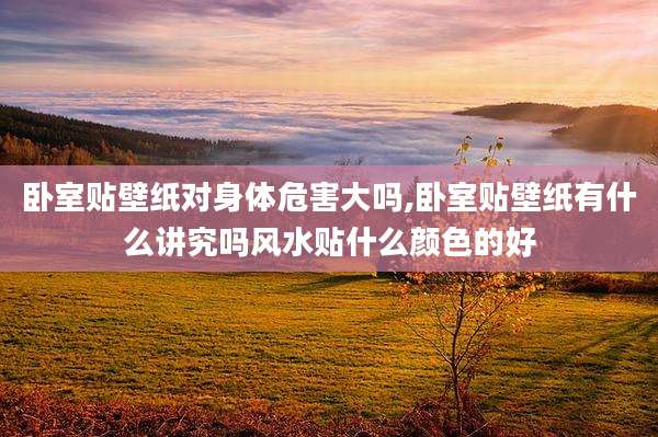 卧室贴壁纸对身体危害大吗,卧室贴壁纸有什么讲究吗风水贴什么颜色的好