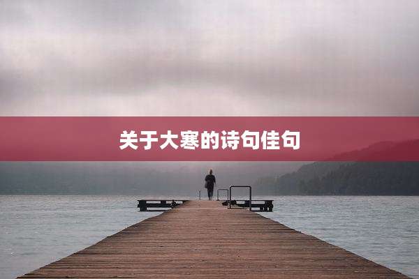 关于大寒的诗句佳句