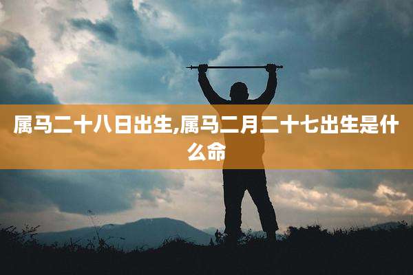 属马二十八日出生,属马二月二十七出生是什么命