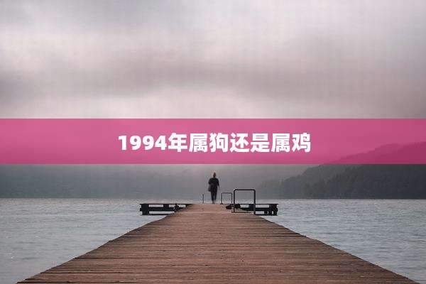 1994年属狗还是属鸡