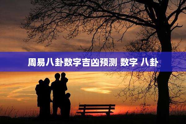 周易八卦数字吉凶预测 数字 八卦