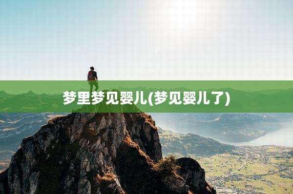 梦里梦见婴儿(梦见婴儿了)