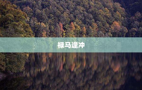禄马逢冲