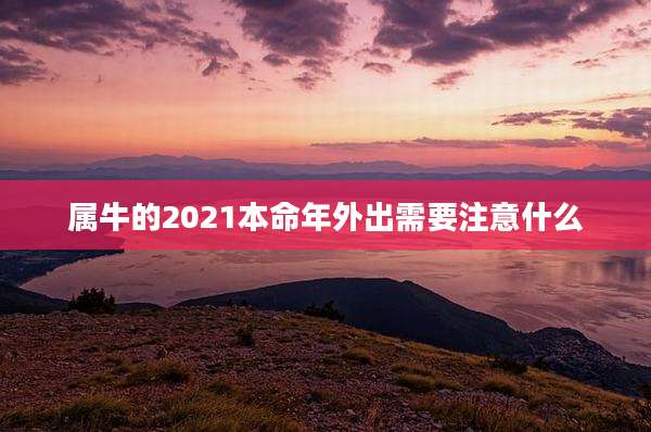 属牛的2021本命年外出需要注意什么