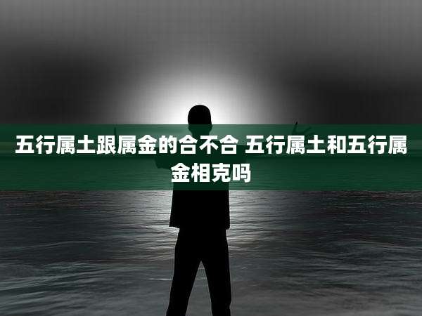 五行属土跟属金的合不合 五行属土和五行属金相克吗