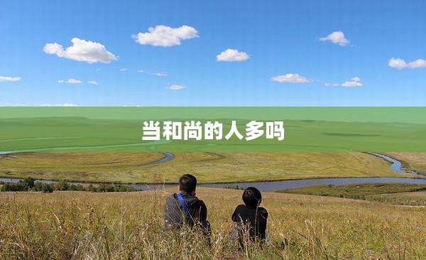 当和尚的人多吗