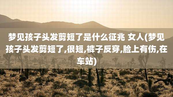 梦见孩子头发剪短了是什么征兆 女人(梦见孩子头发剪短了,很短,裤子反穿,脸上有伤,在车站)