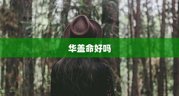 华盖命好吗