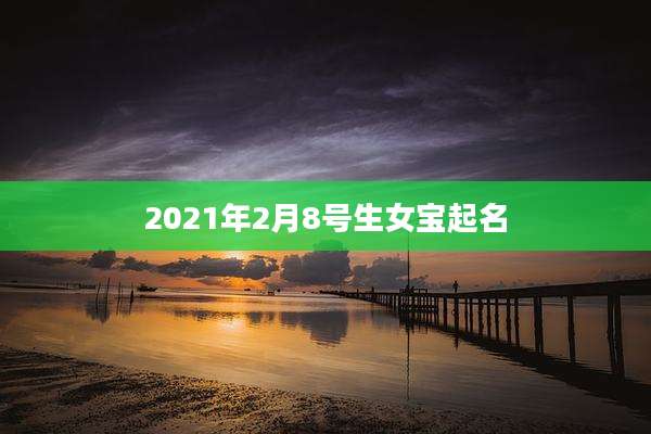 2021年2月8号生女宝起名