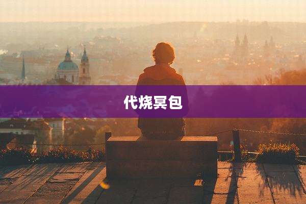 代烧冥包