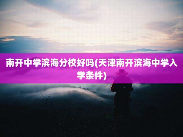 南开中学滨海分校好吗(天津南开滨海中学入学条件)