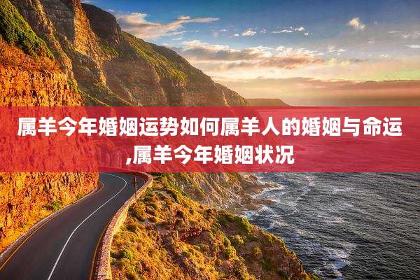 属羊今年婚姻运势如何属羊人的婚姻与命运,属羊今年婚姻状况