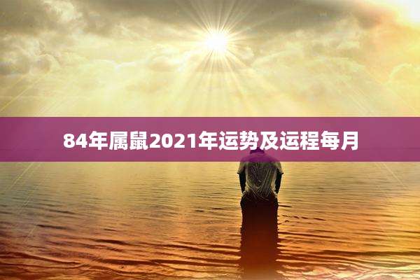 84年属鼠2021年运势及运程每月