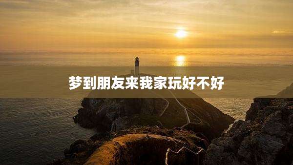 梦到朋友来我家玩好不好