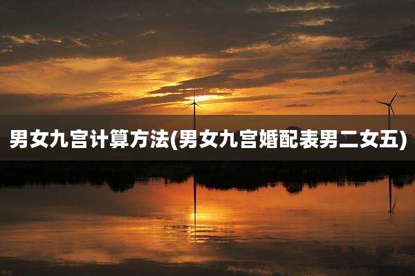 男女九宫计算方法(男女九宫婚配表男二女五)