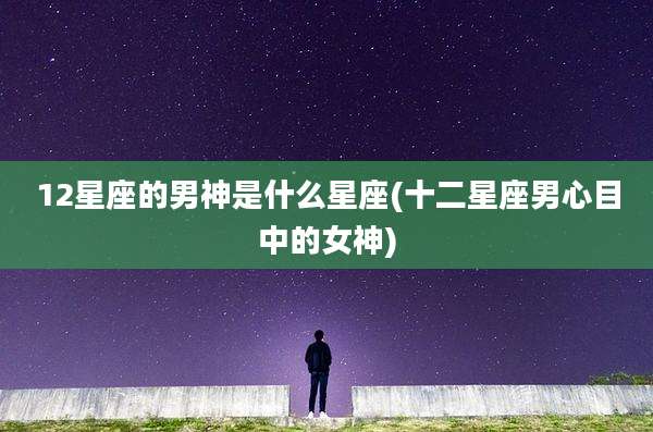 12星座的男神是什么星座(十二星座男心目中的女神)