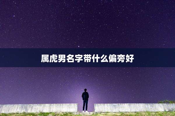 属虎男名字带什么偏旁好