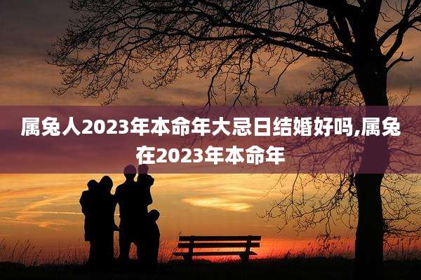 属兔人2023年本命年大忌日结婚好吗,属兔在2023年本命年