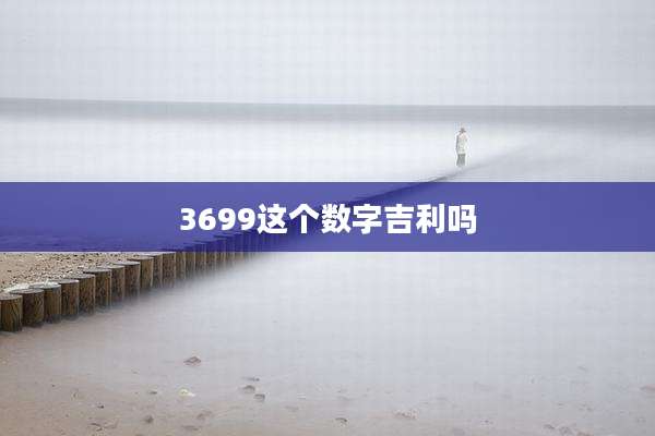 3699这个数字吉利吗