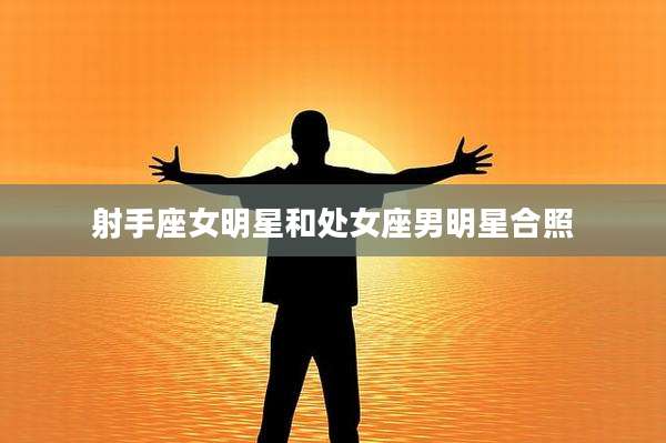 射手座女明星和处女座男明星合照