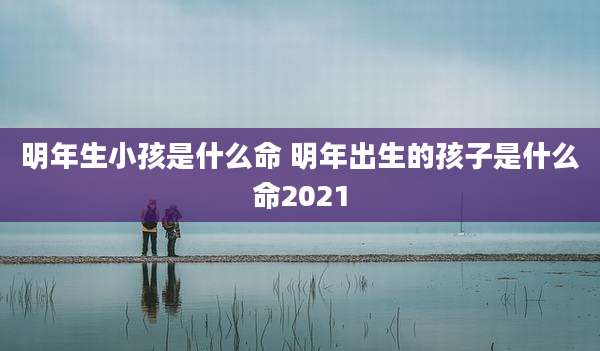 明年生小孩是什么命 明年出生的孩子是什么命2021
