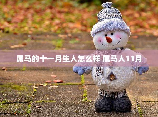 属马的十一月生人怎么样 属马人11月
