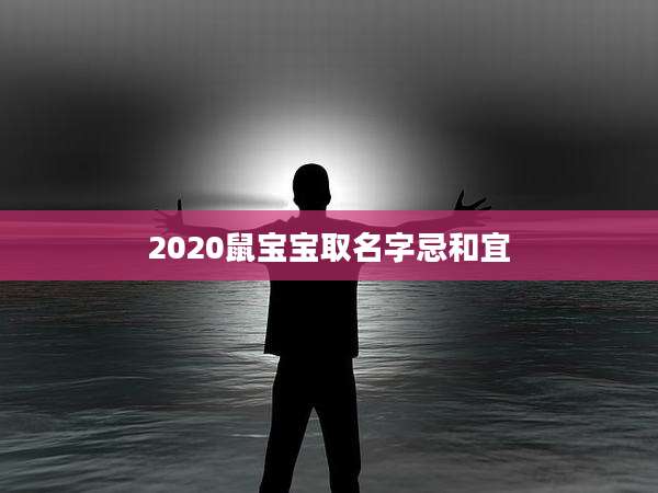 2020鼠宝宝取名字忌和宜