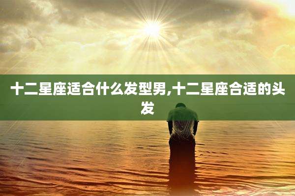 十二星座适合什么发型男,十二星座合适的头发