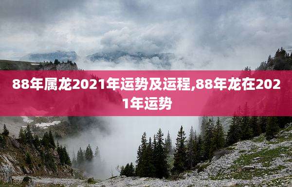88年属龙2021年运势及运程,88年龙在2021年运势