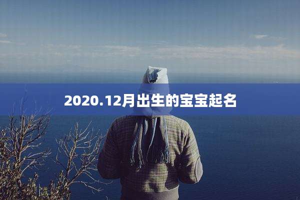 2020.12月出生的宝宝起名