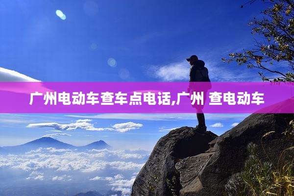 广州电动车查车点电话,广州 查电动车