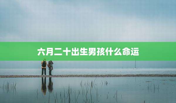 六月二十出生男孩什么命运